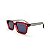 ÓCULOS DE SOL TRITON EYEWEAR QUADRADO ACETATO VERMELHO - Imagem 1