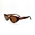 ÓCULOS DE SOL TRITON EYEWEAR RETRÔ ACETATO MARROM - Imagem 1