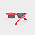 ÓCULOS DE SOL TRITON EYEWEAR INFANTIL QUADRADO ACETATO VERMELHO - Imagem 3