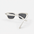 ÓCULOS DE SOL TRITON EYEWEAR INFANTIL QUADRADO ACETATO BRANCO - Imagem 3