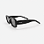 ÓCULOS DE SOL TRITON EYEWEAR INFANTIL RETANGULAR ACETATO PRETO - Imagem 1