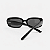 ÓCULOS DE SOL TRITON EYEWEAR INFANTIL RETANGULAR ACETATO PRETO - Imagem 3