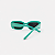 ÓCULOS DE SOL TRITON EYEWEAR INFANTIL RETANGULAR ACETATO VERDE - Imagem 3
