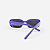ÓCULOS DE SOL TRITON EYEWEAR INFANTIL RETANGULAR ACETATO LILÁS - Imagem 3
