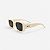 ÓCULOS DE SOL TRITON EYEWEAR INFANTIL RETANGULAR ACETATO OFF WHITE - Imagem 1