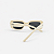 ÓCULOS DE SOL TRITON EYEWEAR INFANTIL RETANGULAR ACETATO OFF WHITE - Imagem 3