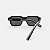 ÓCULOS DE SOL TRITON EYEWEAR POLARIZADO QUADRADO ACETATO PRETO FOSCO - Imagem 3