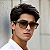 ÓCULOS DE SOL TRITON EYEWEAR POLARIZADO QUADRADO ACETATO MARROM - Imagem 2