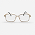 ARMAÇÃO DE GRAU TRITON EYEWEAR QUADRADO METAL DOURADO - Imagem 2