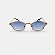 ÓCULOS DE SOL TRITON EYEWEAR HEXAGONAL METAL COBRE - Imagem 2