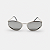 ÓCULOS DE SOL TRITON EYEWEAR GATINHO METAL PRATA - Imagem 2