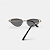 ÓCULOS DE SOL TRITON EYEWEAR GATINHO METAL PRATA - Imagem 3
