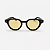 ÓCULOS DE SOL TRITON EYEWEAR REDONDO ACETATO PRETO - Imagem 2