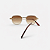 ÓCULOS DE SOL TRITON EYEWEAR QUADRADO METAL DOURADO - Imagem 3