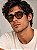 ÓCULOS DE SOL TRITON EYEWEAR QUADRADO ACETATO PRETO - Imagem 2