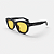 ÓCULOS DE SOL TRITON EYEWEAR QUADRADO ACETATO PRETO - Imagem 1