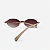 ÓCULOS DE SOL TRITON EYEWEAR OVAL METAL DOURADO - Imagem 3