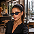 ÓCULOS DE SOL TRITON EYEWEAR OVAL ACETATO PRETO - Imagem 2