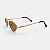 ÓCULOS DE SOL TRITON EYEWEAR OVAL ACETATO DOURADO - Imagem 1
