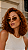ÓCULOS DE SOL TRITON EYEWEAR OVAL ACETATO DOURADO - Imagem 2