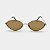 ÓCULOS DE SOL TRITON EYEWEAR OVAL ACETATO DOURADO - Imagem 2