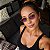 ÓCULOS DE SOL TRITON EYEWEAR OVAL ACETATO DOURADO - Imagem 2