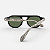 ÓCULOS DE SOL TRITON EYEWEAR REDONDO ACETATO PRETO FOSCO - Imagem 4