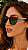 ÓCULOS DE SOL TRITON EYEWEAR REDONDO ACETATO PRETO FOSCO - Imagem 6