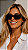 ÓCULOS DE SOL TRITON EYEWEAR RETANGULAR ACETATO MARROM TARTARUGA - Imagem 2