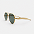 ÓCULOS DE SOL TRITON EYEWEAR AVIADOR METAL DOURADO - Imagem 1