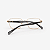 ARMAÇÃO DE GRAU TRITON EYEWEAR QUADRADO DOURADO COM PRETO - Imagem 3