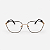 ARMAÇÃO DE GRAU TRITON EYEWEAR QUADRADO DOURADO COM PRETO - Imagem 2