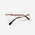 ARMAÇÃO DE GRAU TRITON EYEWEAR GATINHO METAL DOURADO COM MARROM - Imagem 3