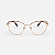 ARMAÇÃO DE GRAU TRITON EYEWEAR GATINHO METAL DOURADO COM MARROM - Imagem 2