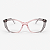 ARMAÇÃO DE GRAU TRITON EYEWEAR GATINHO ACETATO ROSA E CINZA - Imagem 2