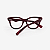 ARMAÇÃO DE GRAU TRITON EYEWEAR GATINHO ACETATO VINHO - Imagem 3