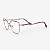 ARMAÇÃO DE GRAU TRITON EYEWEAR GATINHO METAL PRATA COM ROSA - Imagem 1