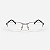ARMAÇÃO DE GRAU TRITON EYEWEAR RETANGULAR METAL PRATA - Imagem 2
