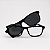 ARMAÇÃOS DE GRAU CLIP-ON TRITON EYEWEAR RETANGULAR ACETATO PRETO - Imagem 2