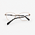 ARMAÇÃO DE GRAU TRITON EYEWEAR GATINHO METAL DOURADO COM PRETO - Imagem 3
