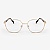 ARMAÇÃO DE GRAU TRITON EYEWEAR QUADRADO METAL DOURADO - Imagem 1