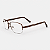 ARMAÇÃO DE GRAU TRITON EYEWEAR RETANGULAR METAL COBRE - Imagem 1