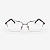 ARMAÇÃO DE GRAU TRITON EYEWEAR RETANGULAR METAL PRATA - Imagem 2