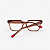 ARMAÇÃO DE GRAU TRITON EYEWEAR QUADRADO ACETATO ROSA COM VERMELHO - Imagem 3