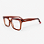 ARMAÇÃO DE GRAU TRITON EYEWEAR QUADRADO ACETATO ROSA COM VERMELHO - Imagem 1