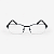 ARMAÇÃO DE GRAU TRITON EYEWEAR RETANGULAR METAL AZUL - Imagem 2