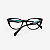 ARMAÇÃO DE GRAU TRITON EYEWEAR GATINHO ACETATO PRETO - Imagem 3