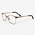 ARMAÇÃO DE GRAU TRITON EYEWEAR RETANGULAR METAL DOURADO - Imagem 1