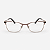ARMAÇÃO DE GRAU TRITON EYEWEAR RETANGULAR METAL DOURADO - Imagem 2
