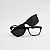 ARMAÇÃO DE GRAU CLIP-ON TRITON EYEWEAR RETANGULAR ACETATO PRETO - Imagem 2